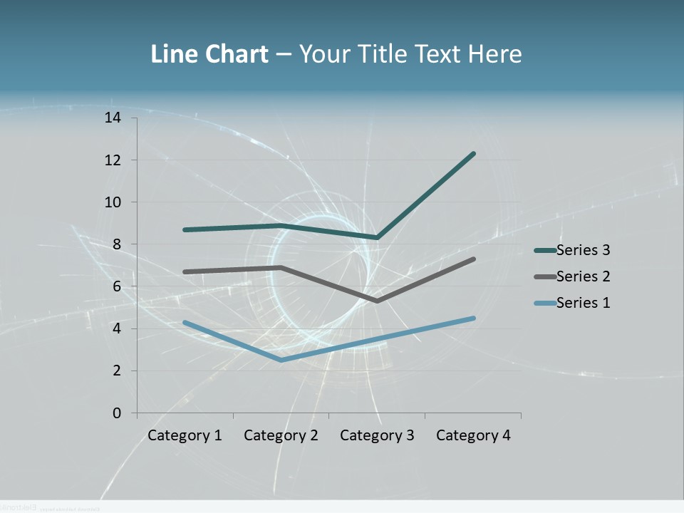 Ornament Strings Illustration PowerPoint Template
