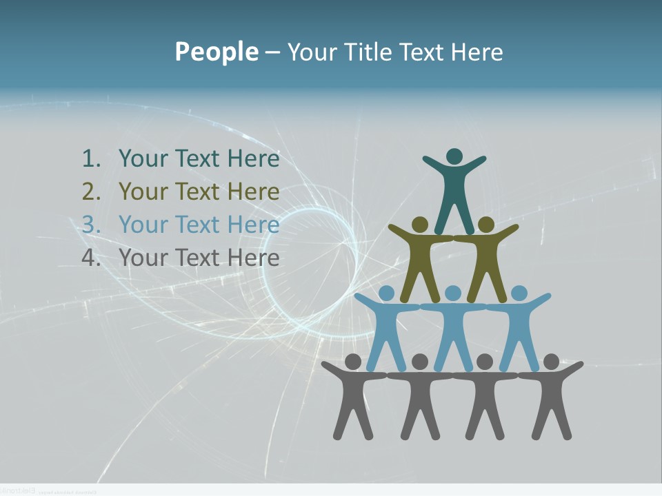 Ornament Strings Illustration PowerPoint Template