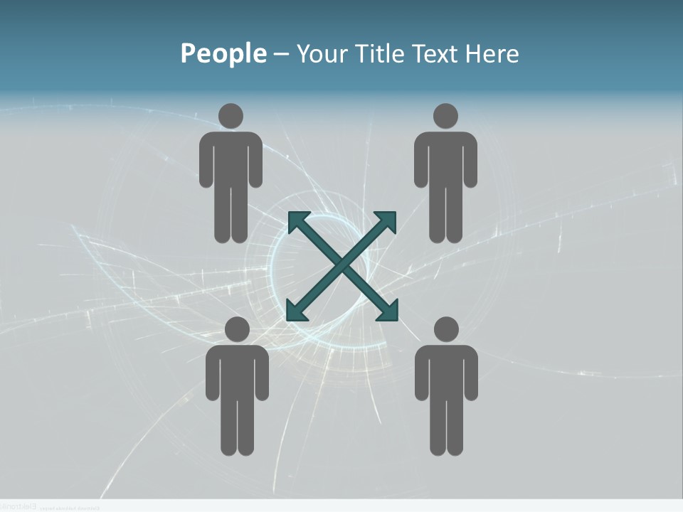 Ornament Strings Illustration PowerPoint Template