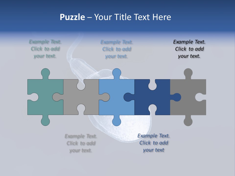 A Computer Mouse With A Blue Background PowerPoint Template