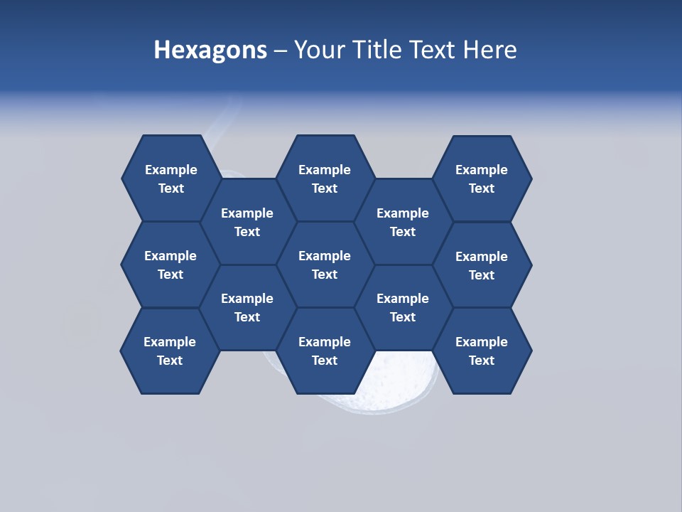 A Computer Mouse With A Blue Background PowerPoint Template