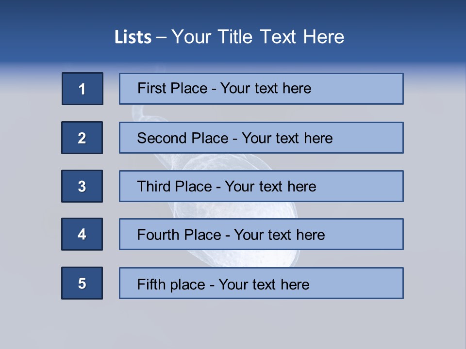 A Computer Mouse With A Blue Background PowerPoint Template