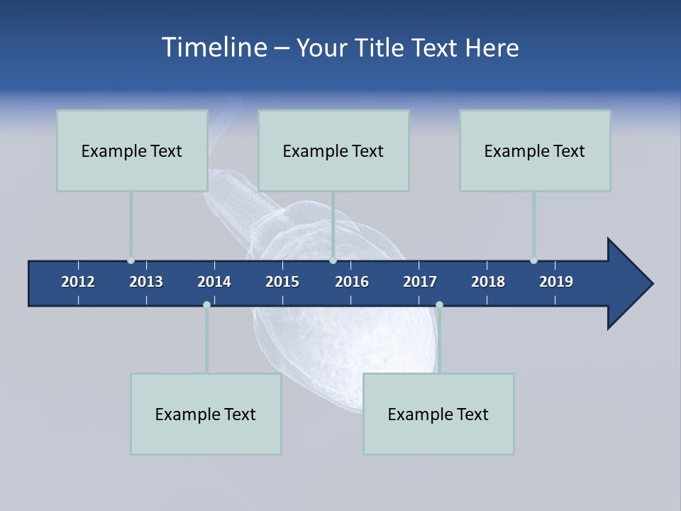 A Computer Mouse With A Blue Background PowerPoint Template