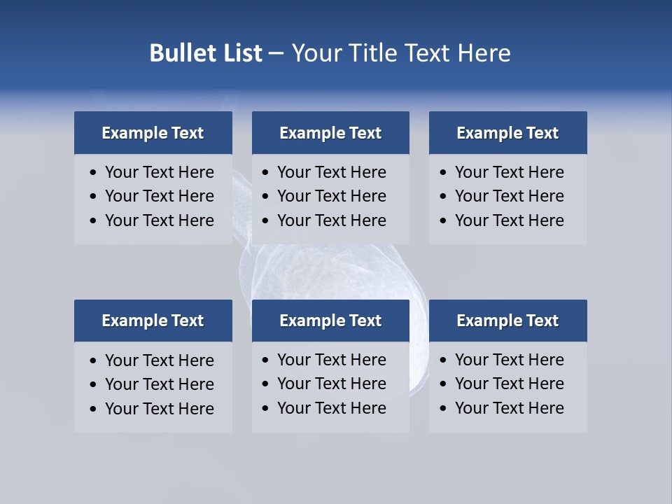 A Computer Mouse With A Blue Background PowerPoint Template