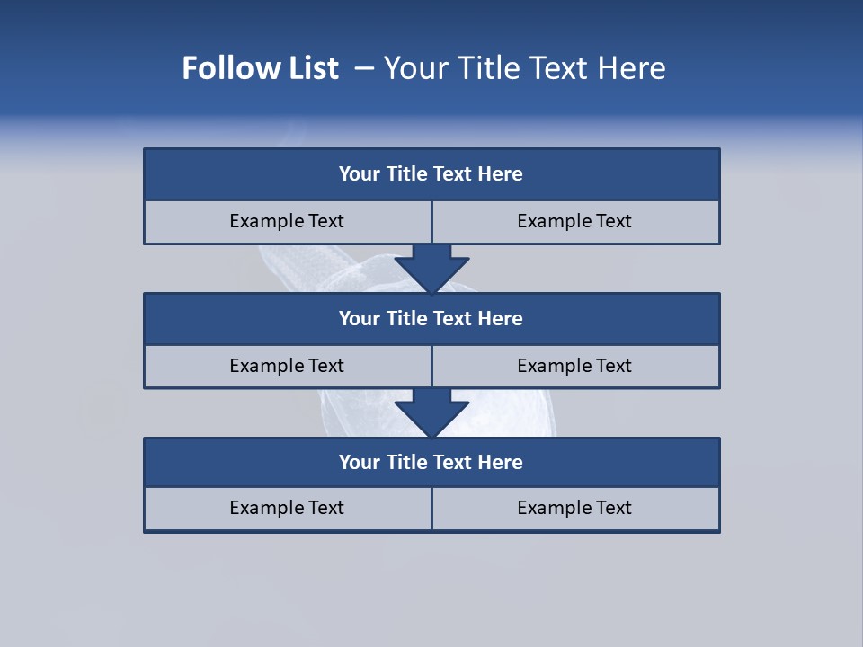 A Computer Mouse With A Blue Background PowerPoint Template