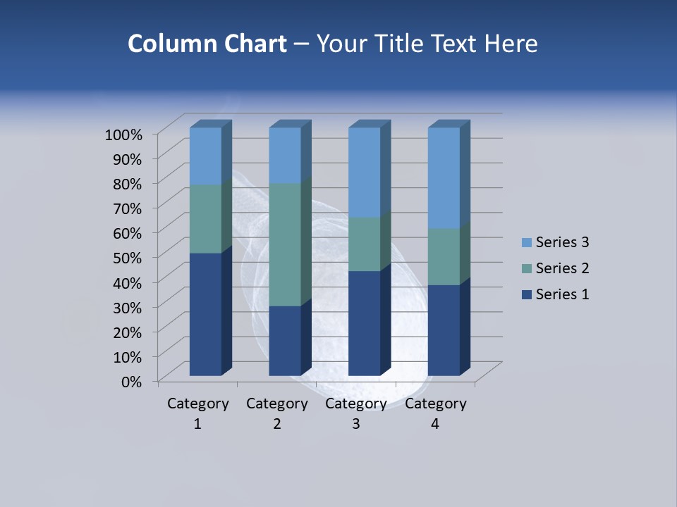 A Computer Mouse With A Blue Background PowerPoint Template