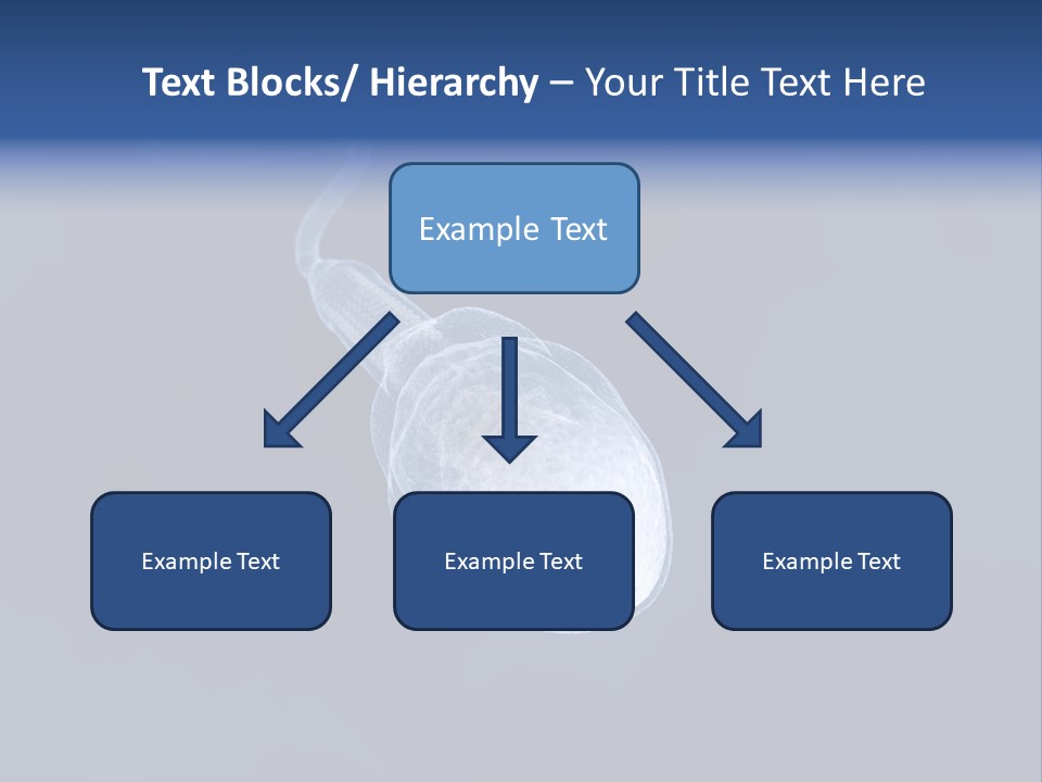 A Computer Mouse With A Blue Background PowerPoint Template