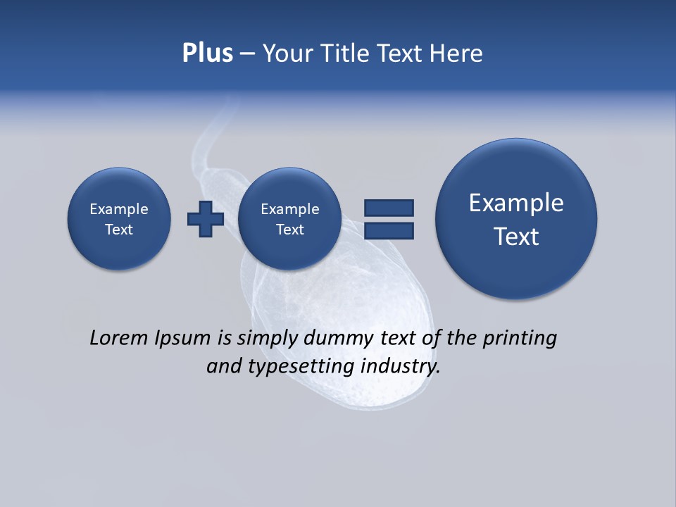 A Computer Mouse With A Blue Background PowerPoint Template