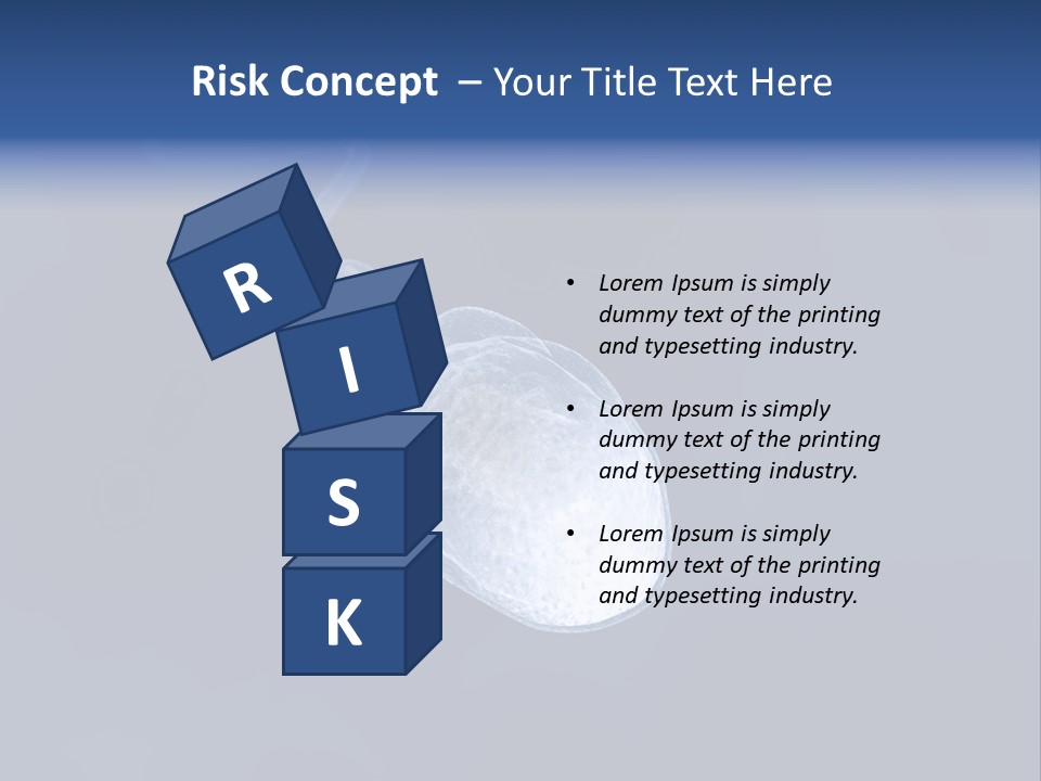 A Computer Mouse With A Blue Background PowerPoint Template