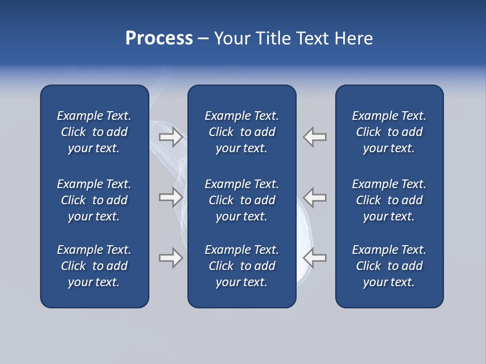 A Computer Mouse With A Blue Background PowerPoint Template
