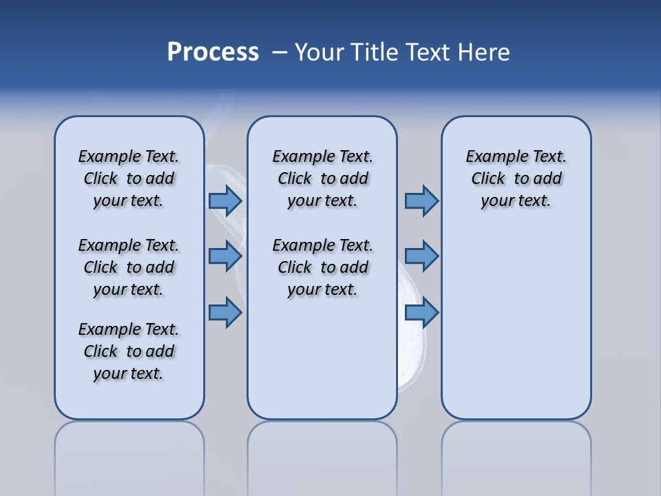 A Computer Mouse With A Blue Background PowerPoint Template