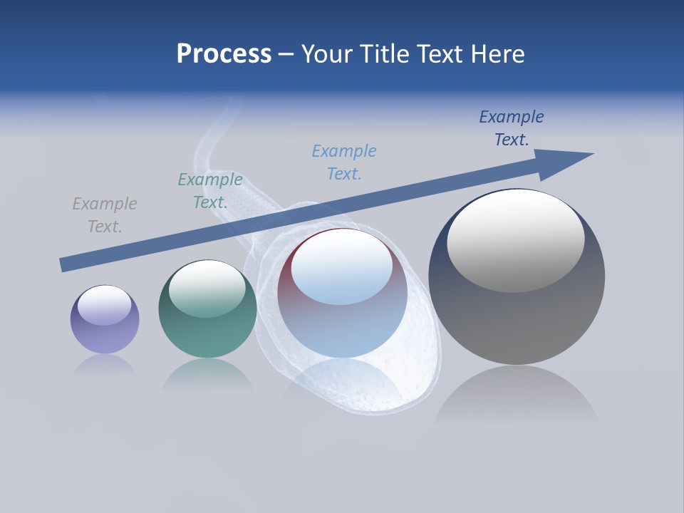 A Computer Mouse With A Blue Background PowerPoint Template