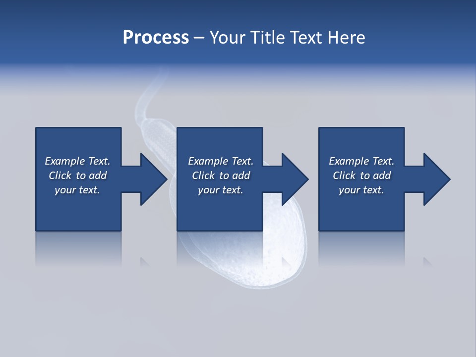 A Computer Mouse With A Blue Background PowerPoint Template