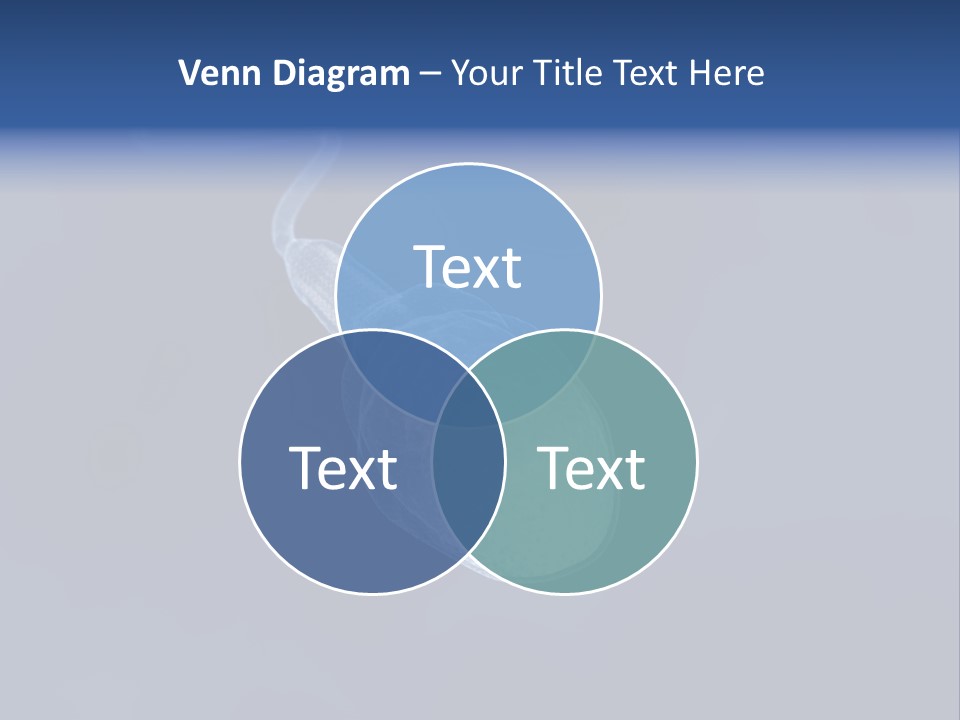 A Computer Mouse With A Blue Background PowerPoint Template