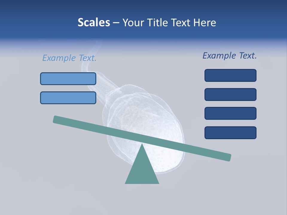 A Computer Mouse With A Blue Background PowerPoint Template