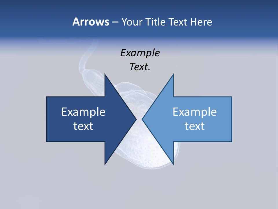 A Computer Mouse With A Blue Background PowerPoint Template