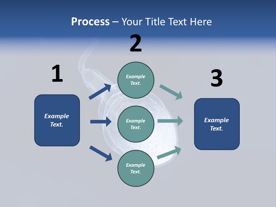 A Computer Mouse With A Blue Background PowerPoint Template