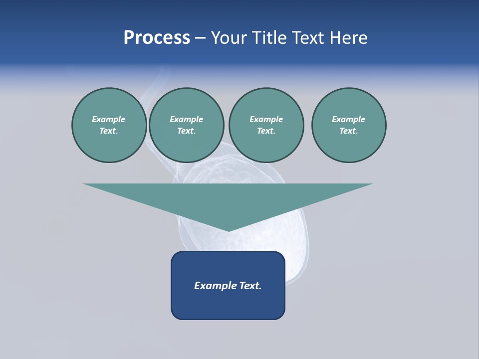 A Computer Mouse With A Blue Background PowerPoint Template