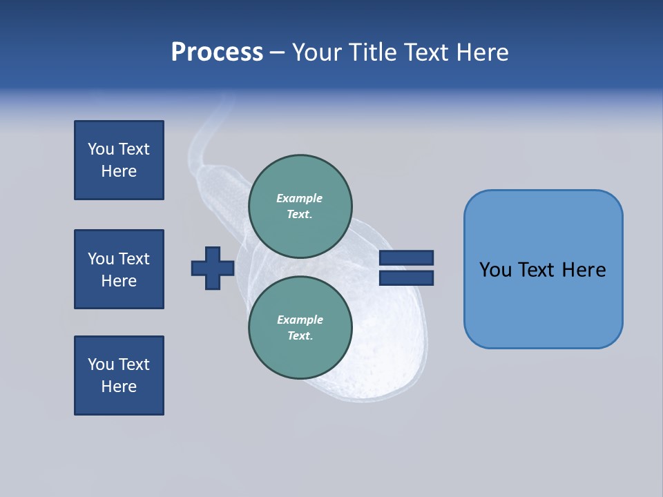 A Computer Mouse With A Blue Background PowerPoint Template