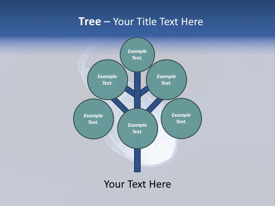 A Computer Mouse With A Blue Background PowerPoint Template