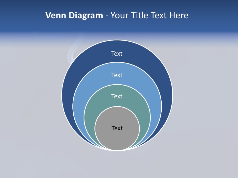 A Computer Mouse With A Blue Background PowerPoint Template