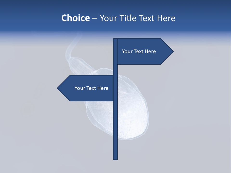 A Computer Mouse With A Blue Background PowerPoint Template