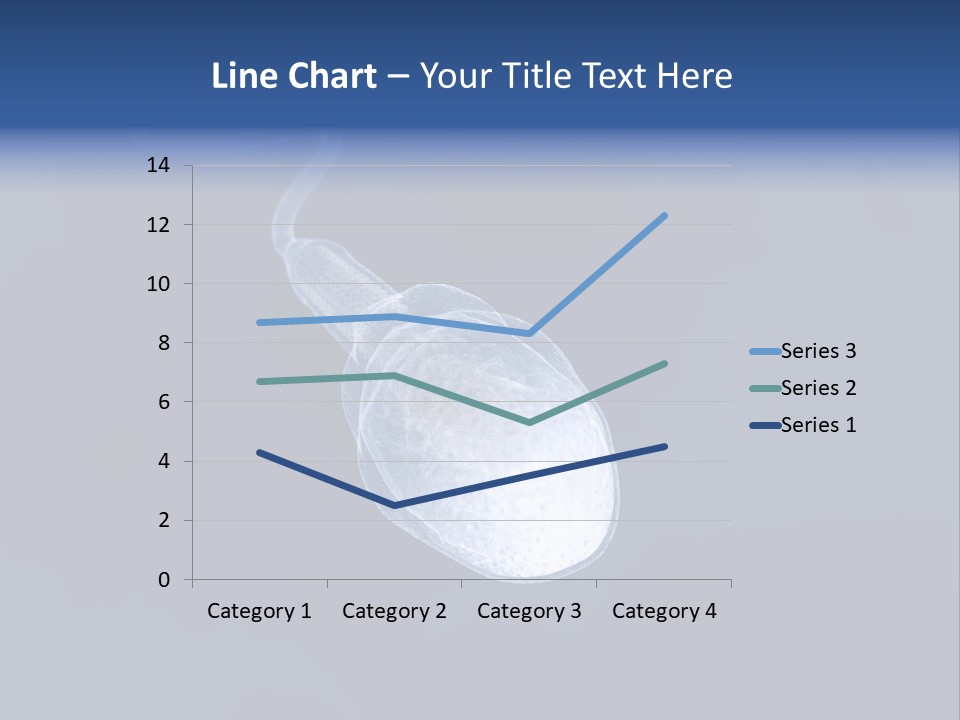A Computer Mouse With A Blue Background PowerPoint Template