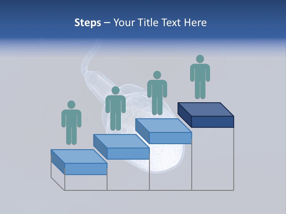 A Computer Mouse With A Blue Background PowerPoint Template