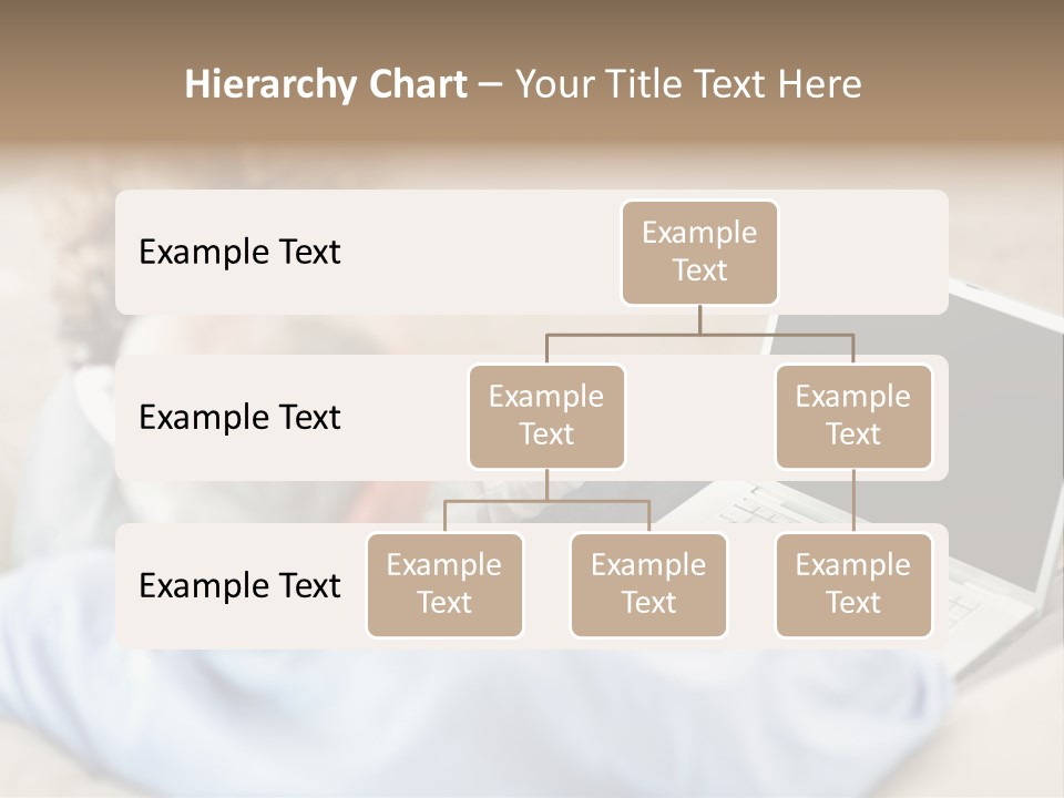 A Woman Pointing At A Laptop Computer Screen PowerPoint Template