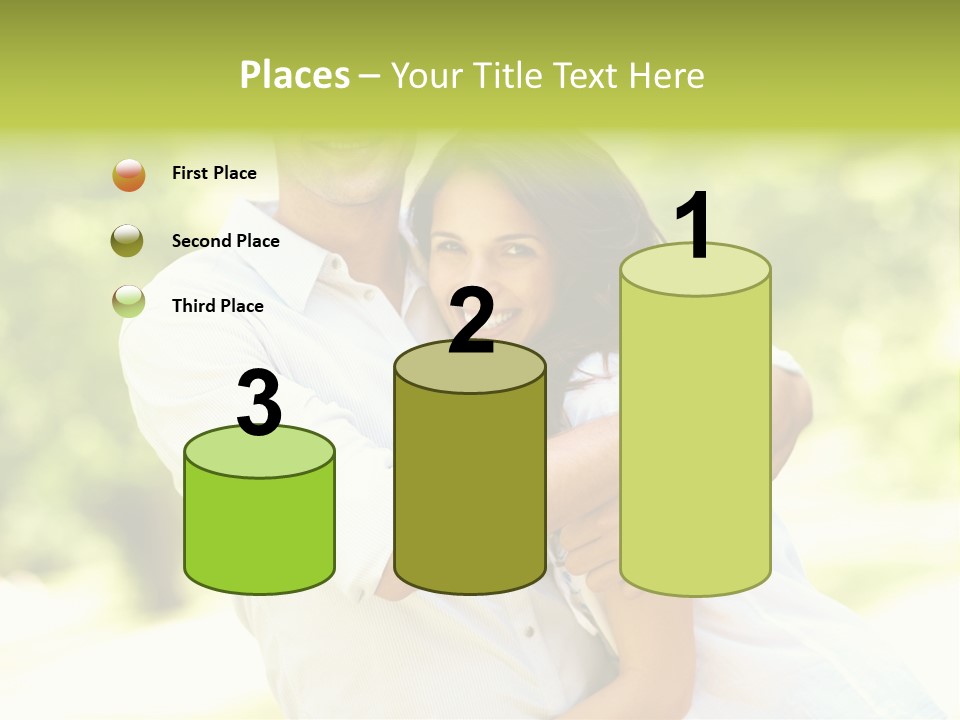 A Man And A Woman Hugging Each Other PowerPoint Template