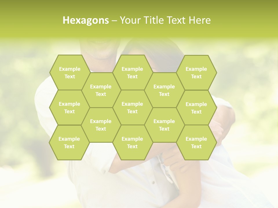 A Man And A Woman Hugging Each Other PowerPoint Template