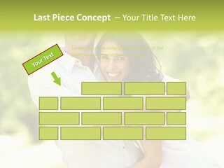 A Man And A Woman Hugging Each Other PowerPoint Template