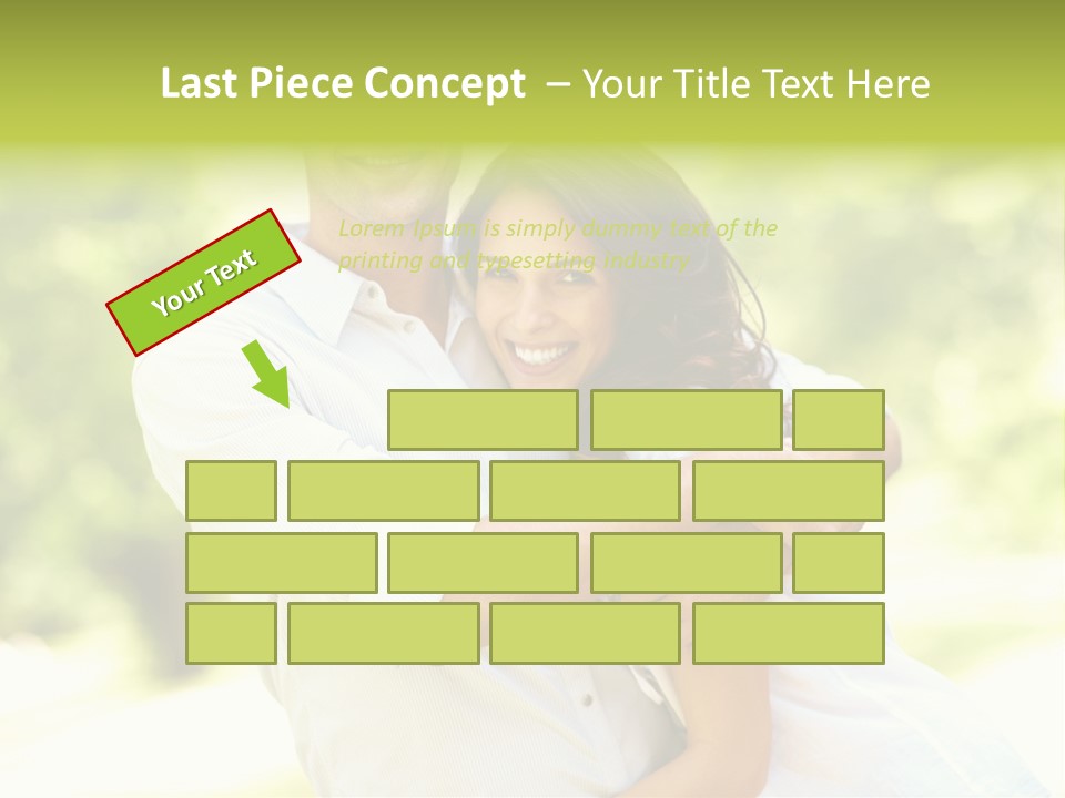 A Man And A Woman Hugging Each Other PowerPoint Template