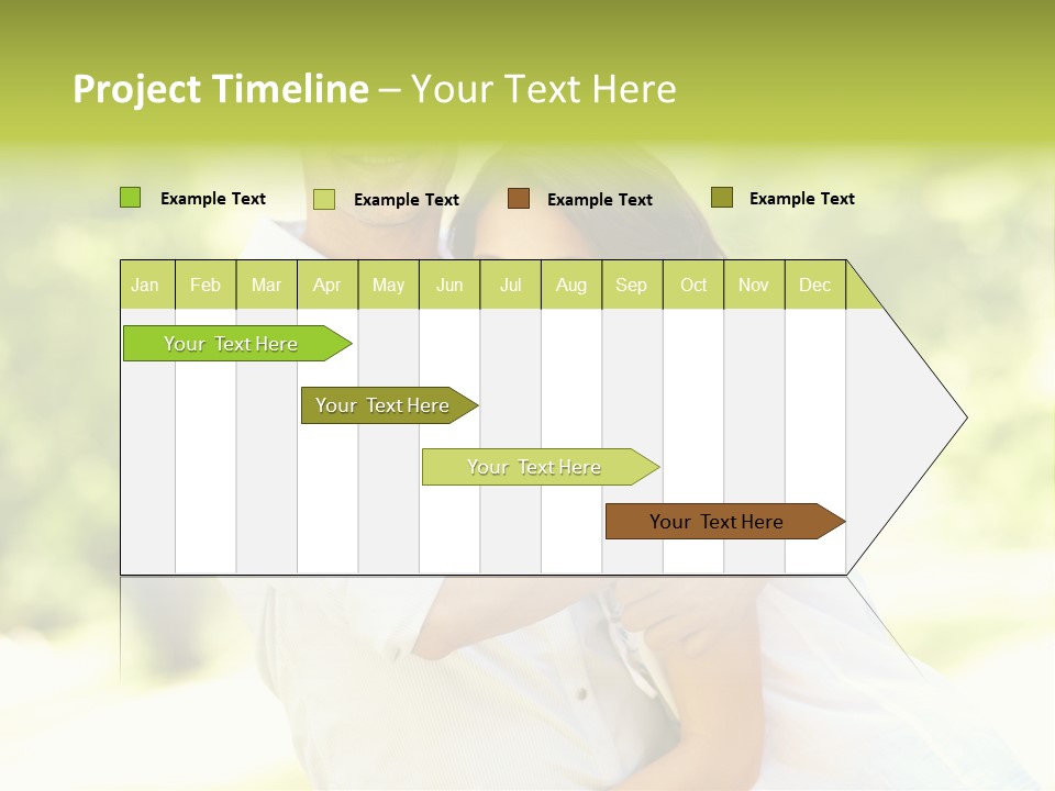 A Man And A Woman Hugging Each Other PowerPoint Template