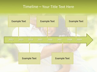 A Man And A Woman Hugging Each Other PowerPoint Template