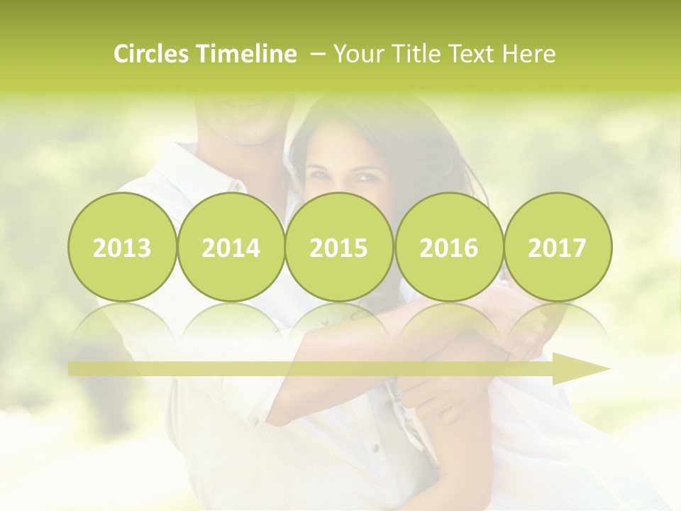 A Man And A Woman Hugging Each Other PowerPoint Template