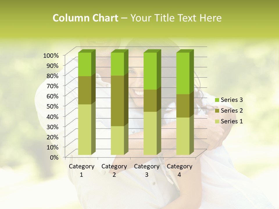 A Man And A Woman Hugging Each Other PowerPoint Template