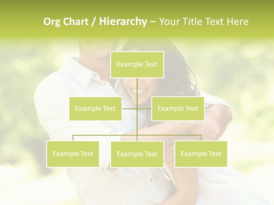 A Man And A Woman Hugging Each Other PowerPoint Template