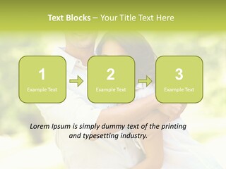 A Man And A Woman Hugging Each Other PowerPoint Template
