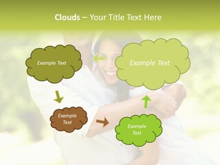 A Man And A Woman Hugging Each Other PowerPoint Template