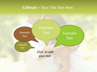 A Man And A Woman Hugging Each Other PowerPoint Template