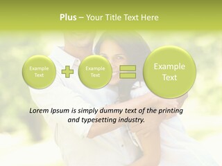 A Man And A Woman Hugging Each Other PowerPoint Template