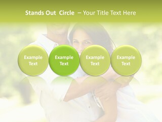 A Man And A Woman Hugging Each Other PowerPoint Template