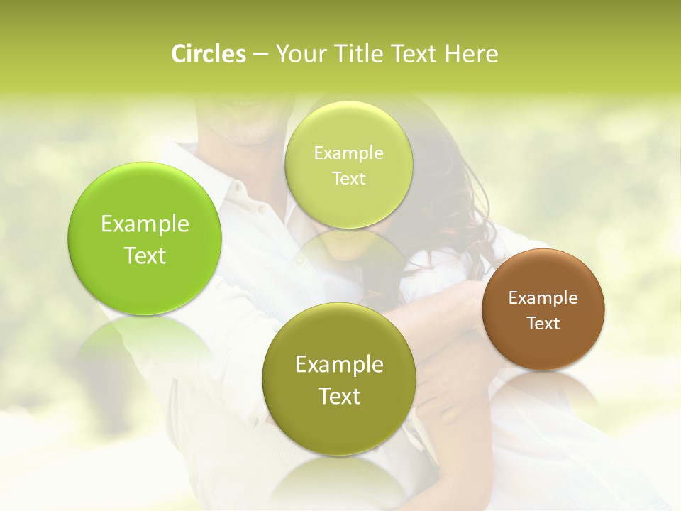 A Man And A Woman Hugging Each Other PowerPoint Template