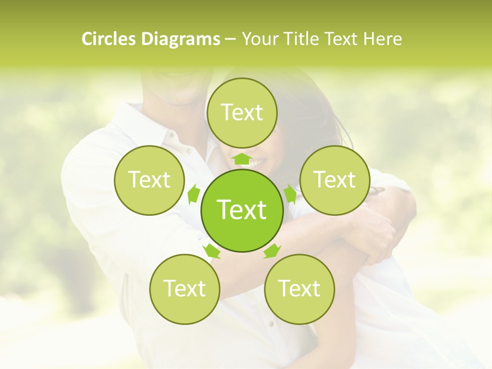 A Man And A Woman Hugging Each Other PowerPoint Template