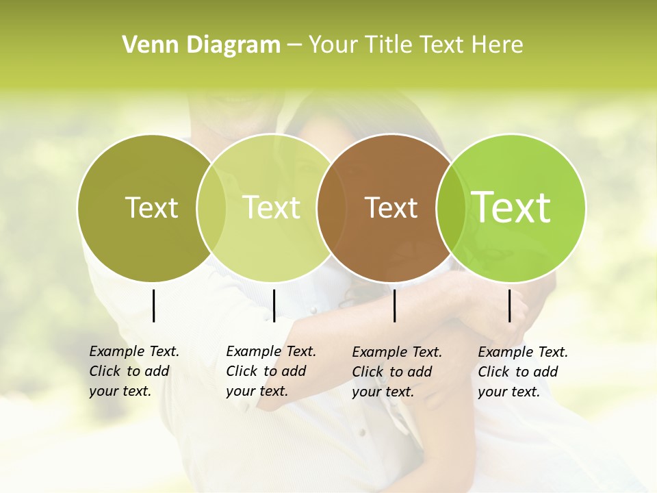 A Man And A Woman Hugging Each Other PowerPoint Template