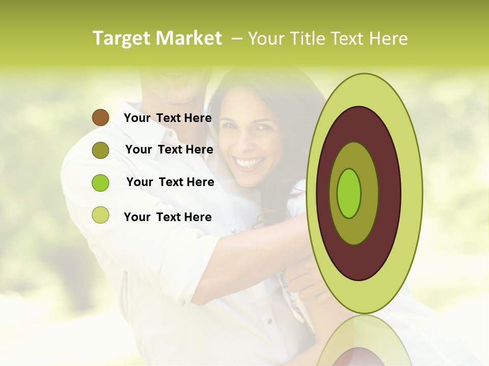 A Man And A Woman Hugging Each Other PowerPoint Template