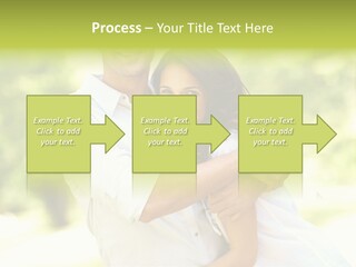 A Man And A Woman Hugging Each Other PowerPoint Template