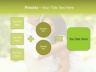 A Man And A Woman Hugging Each Other PowerPoint Template