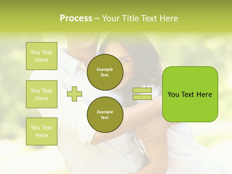 A Man And A Woman Hugging Each Other PowerPoint Template